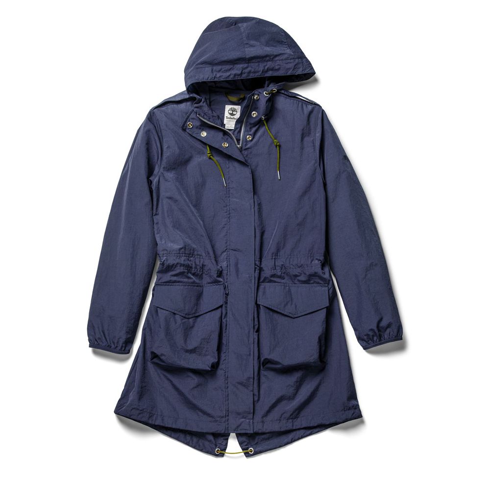 Parka Timberland Mujer Ligera Parka Azul Marino - Chile RWT-745316